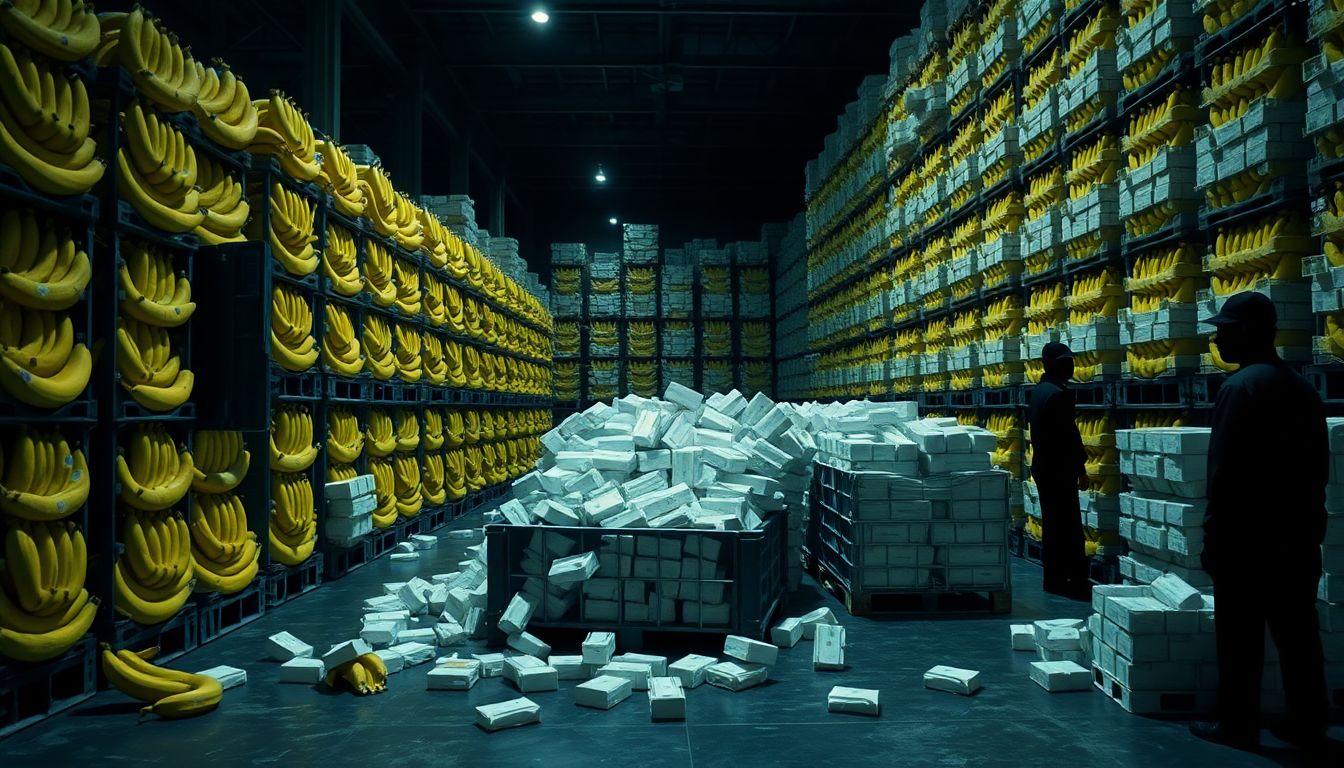 Massive Cocaine Stash Found in Banana...