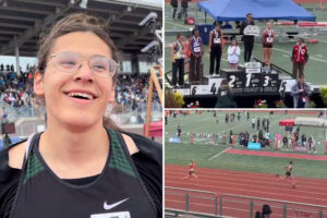 Trans athlete tells critics to ‘get...