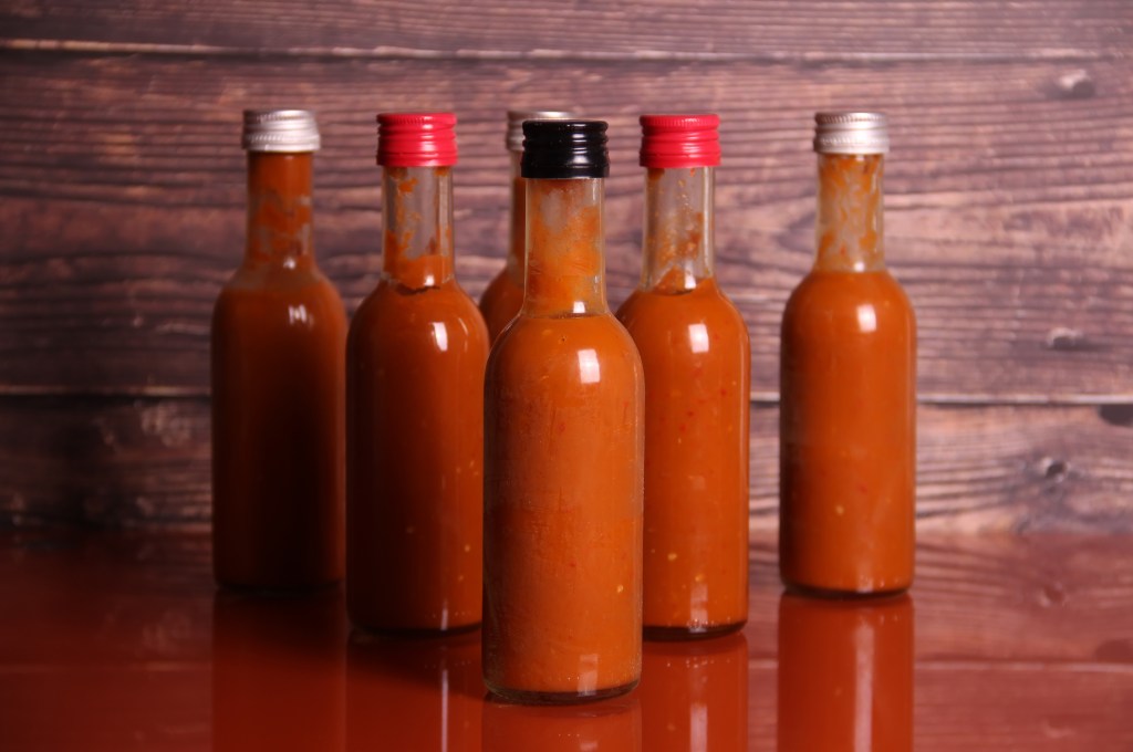 hot sauce bottles