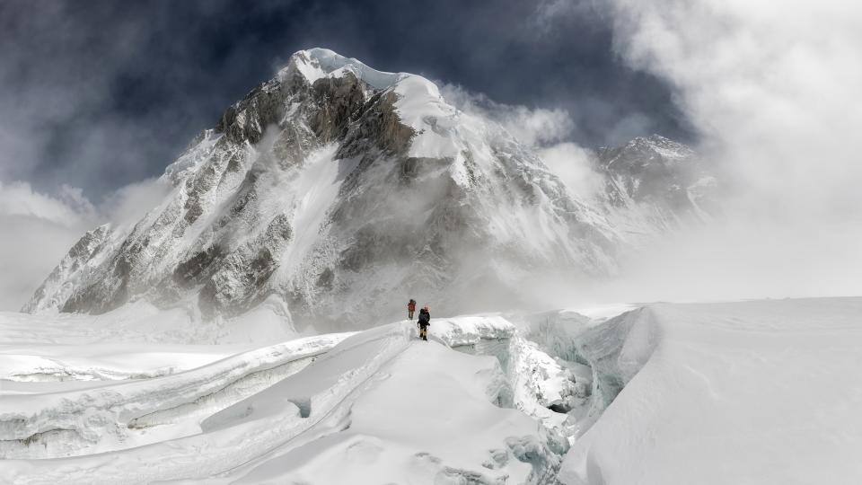 The summit of Mount Everest