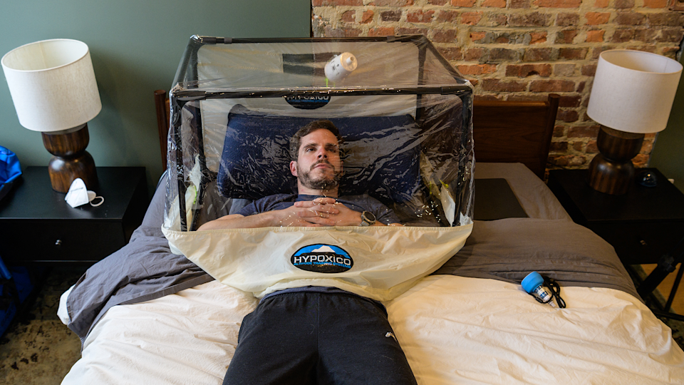 Hypoxic tent.