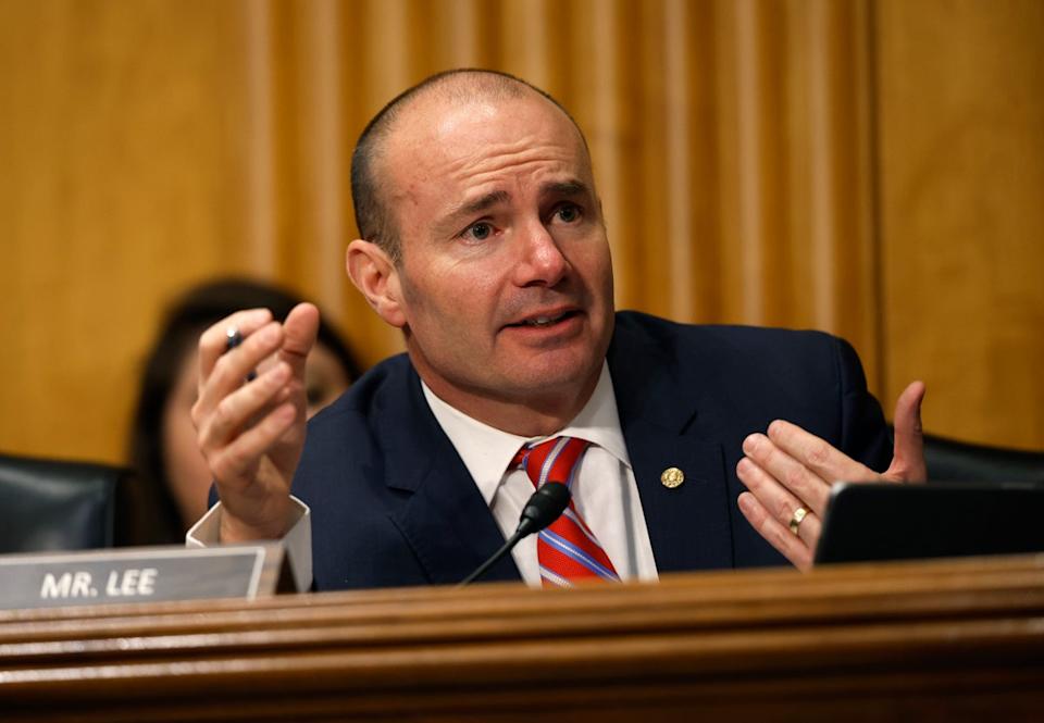 Sen. Mike Lee of Utah is one of a number of fiscal conservatives who want significant spending cuts in the legislation. (Getty)