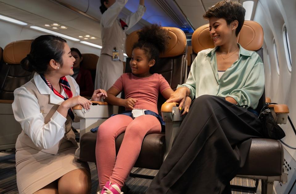 Another flight attendant said that there is at least one good reason to swap seats — when a kid needs to be next to a parent. boonsom – stock.adobe.com