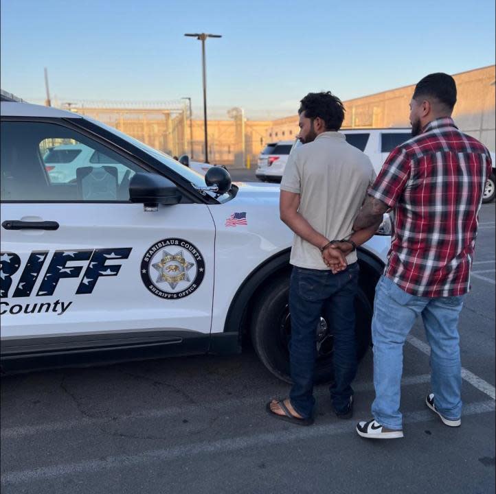 A man w<em>as arrested in connection to stalking and assaulting a woman in Northern California on May 22, 2025./SCSO</em>