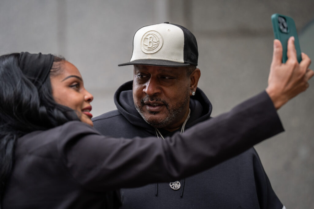 Former bodyguard Gene Deal arrives for the the Sean 'Diddy' Combs sex-trafficking trial at Manhattan federal court on May 27, 2025.