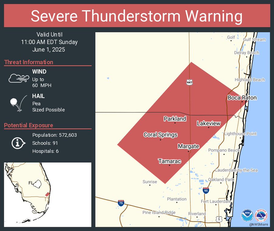 Severe thunderstorm warning expires for parts...