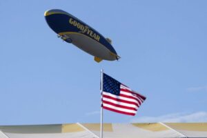 The iconic Goodyear Blimp is 100....