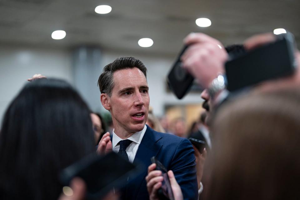Sen. Josh Hawley (R-MO) has said he would oppose legislation that cuts too deeply into Medicaid. (Getty Images)