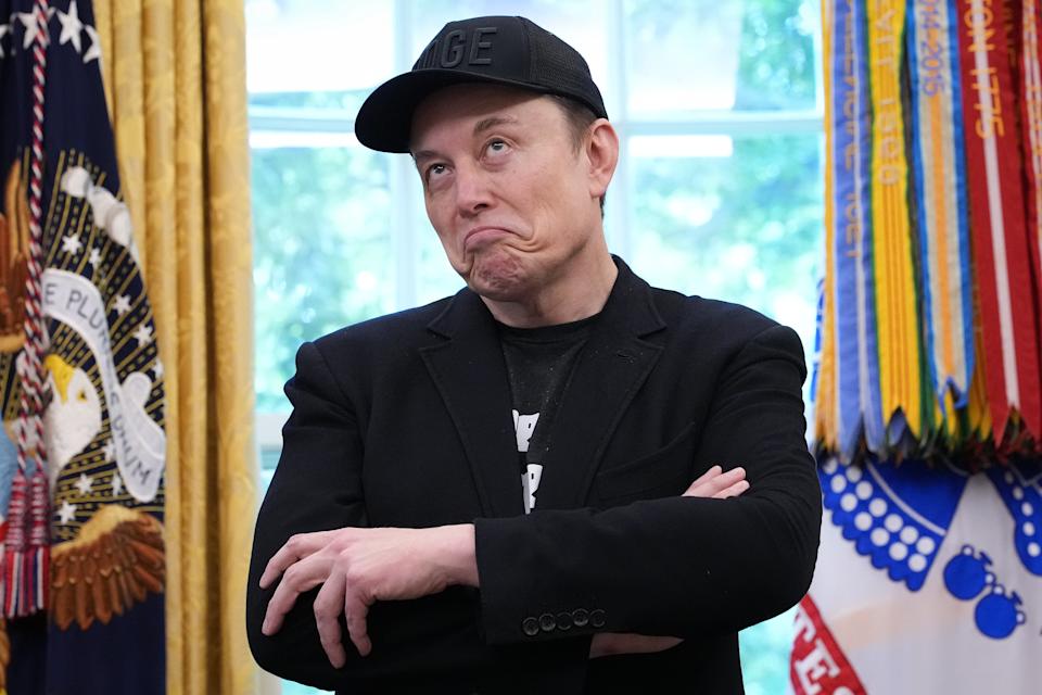 Vought's interview comes as Elon Musk has stepped back from his work at the Department of Government Efficiency, which has taken a scythe to the federal workforce. / Kevin Dietsch/Getty