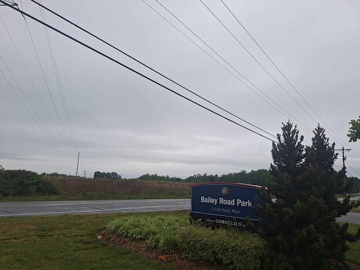 Cornelius Business Park would sprout on vacant land across from Bailey Road Park, a quarter mile east of the Bailey Road-N.C. 115 intersection.