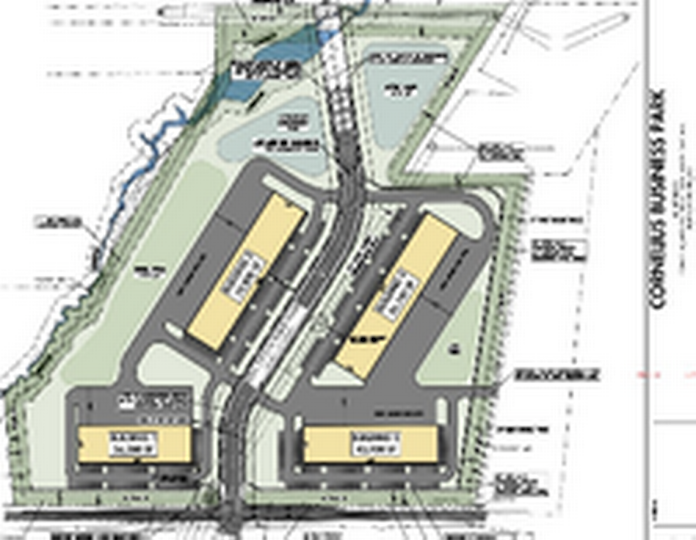 Cornelius Business Park map