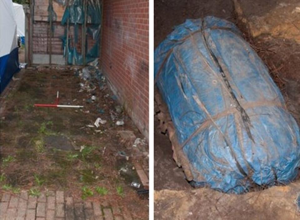Debbie Griggs body was found buried in a container at Andrew Griggs property in St Leonards, Dorset (Kent Police)