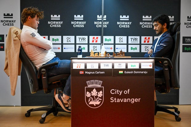 Magnus Carlsen, No. 1 ranked chess...