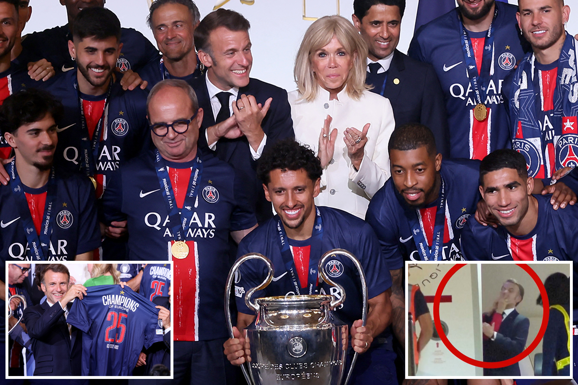 Emmanuel Macron invites wife Brigitte to...