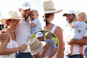 Scottie Scheffler’s infant son has bathroom...