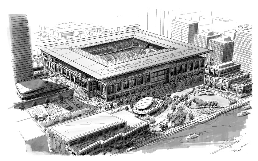 Chicago Fire plans 0M soccer-only stadium...